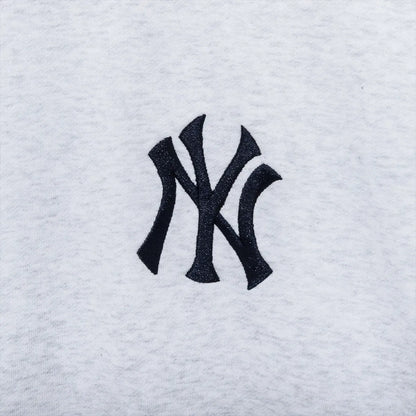 NEA-U11 (New era mlb team logo select new york yankees crewneck heather grey) 52596500