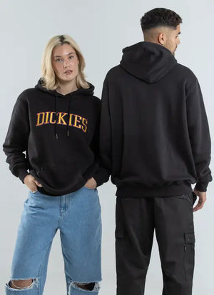 D-S5 (Dickies collegiate tri-colour pull over hoodie black) 52394780 DICKIES