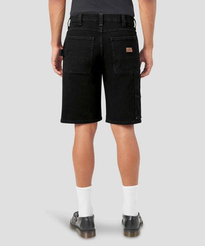 D-D7 (Dickies relaxed denim utility 11" shorts black denim) 102594880