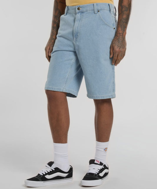 D-E7 (Dickies relaxed denim utility 11" shorts light wash denim) 102594880