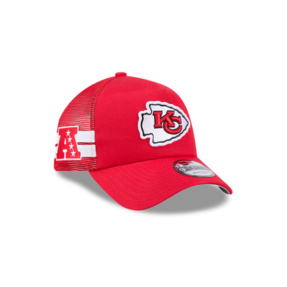 NEC-E65 (New era 940 A frame nfl multi stripe kansas city chiefs snapback official team colours/grey UV osfm) 52592670