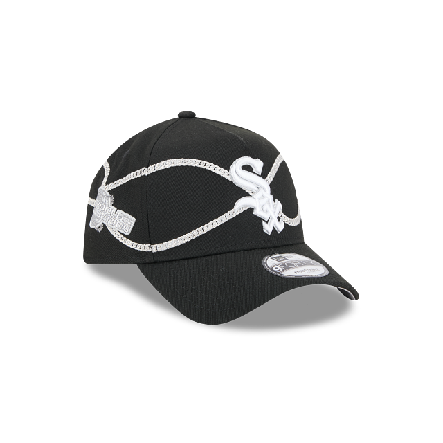 NEC-R66 (New era 940 A frame chain wrap chicago white sox snapback in original team colours/UV grey osfm) 82594335