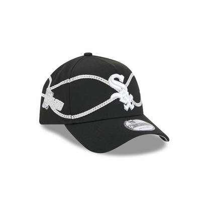 NEC-R66 (New era 940 A frame chain wrap chicago white sox snapback in original team colours/UV grey osfm) 82594335