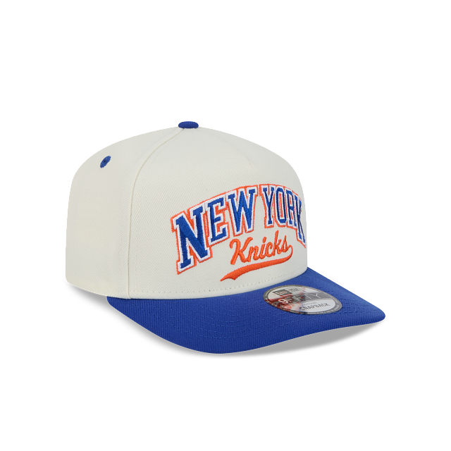 NEC-K65 (New era 950 A frame chrome 2tone script new york knicks snapback chrome white osfm) 52594000