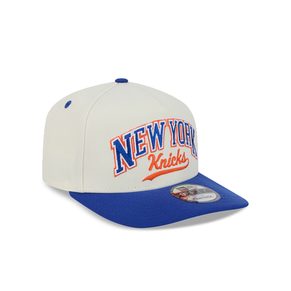 NEC-K65 (New era 950 A frame chrome 2tone script new york knicks snapback chrome white osfm) 52594000