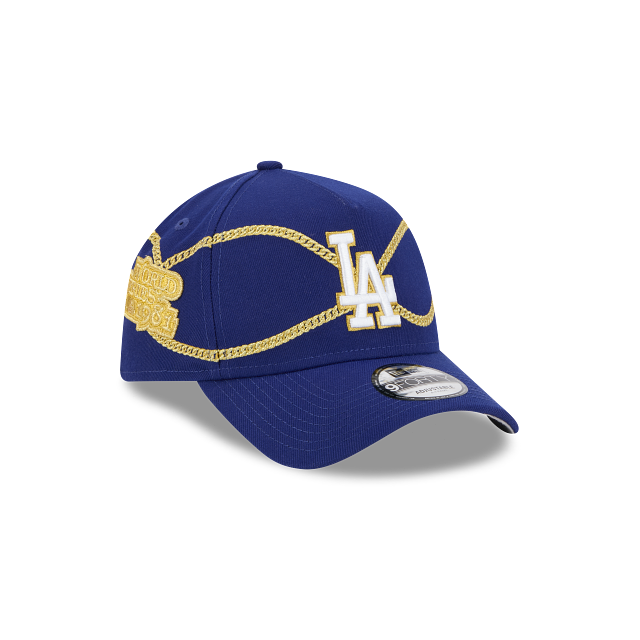 NEC-T66 (New era 940 A frame chain wrap los angeles dodgers snapback in original team colours/UV grey osfm) 82594335