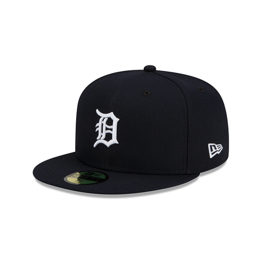 NEC-C61 (New era 5950 authentic collection detroit tigers fitted hat NAVY ) 122493750