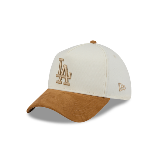 NEC-T61 (New era 3930 A frame flexfit 2 tone wheat suede los angeles dodgers hat chrome white/wheat) 32593070