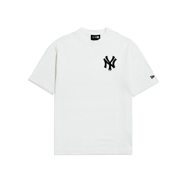 NEA-F11 (New era oversized vintage short sleeve new york yankees t-shirt optic white) 32593750