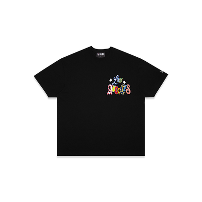 NEA-Y13 (New era multi letter los angeles dodgers short sleeve t-shirt black) 42694500