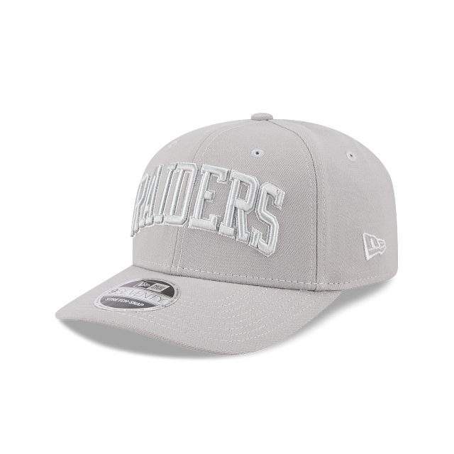 NEC-K73 (New era 970 tonal grey script logo las vegas raiders snapback grey UV osfm) 42692850