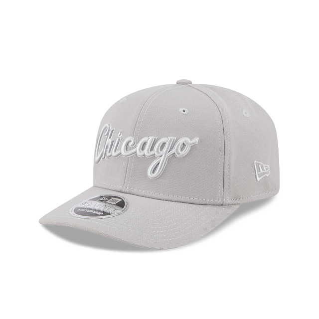NEC-J73 (New era 970 tonal grey script logo chicago bulls snapback grey UV osfm) 42692850