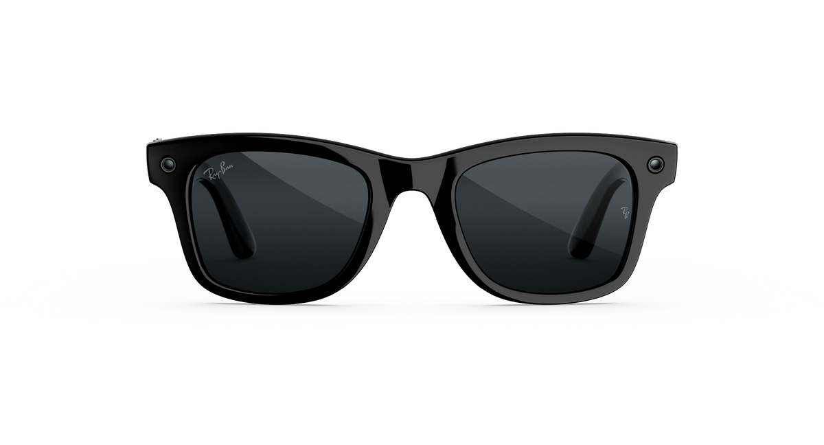 RB-N1 (Ray-ban meta gen 3 wayfarer shiny black frame/clear-grey transition lenses) 1026965105