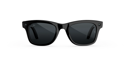 RB-N1 (Ray-ban meta gen 3 wayfarer shiny black frame/clear-grey transition lenses) 1026965105