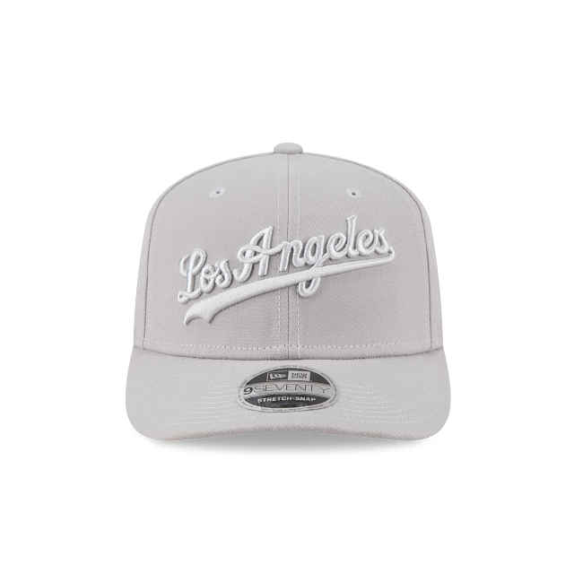 NEC-I73 (New era 970 tonal grey script logo los angeles dodgers snapback grey UV osfm) 42692850