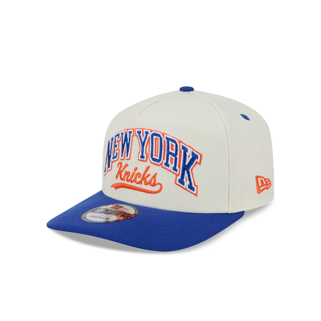 NEC-K65 (New era 950 A frame chrome 2tone script new york knicks snapback chrome white osfm) 52594000
