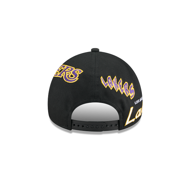 NEC-X72 (New era 940 A frame NBA all over print los angeles lakers black snapback osfm) 32692670