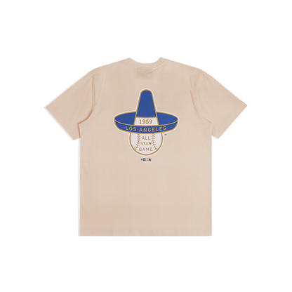 NEA-A13 (New era essentials los angeles dodgers 50s coop all star oversize t-shirt ivory) 122593500