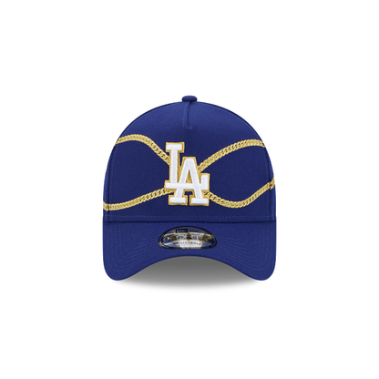 NEC-T66 (New era 940 A frame chain wrap los angeles dodgers snapback in original team colours/UV grey osfm) 82594335