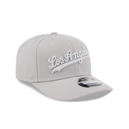 NEC-I73 (New era 970 tonal grey script logo los angeles dodgers snapback grey UV osfm) 42692850