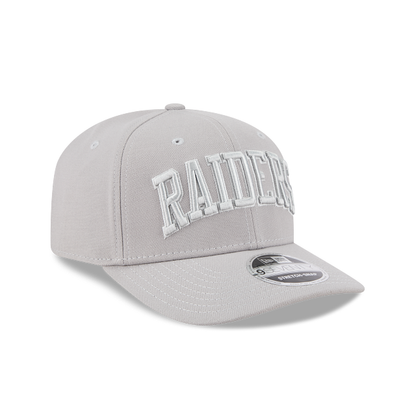NEC-K73 (New era 970 tonal grey script logo las vegas raiders snapback grey UV osfm) 42692850