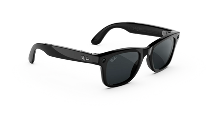 RB-N1 (Ray-ban meta gen 3 wayfarer shiny black frame/clear-grey transition lenses) 1026965105