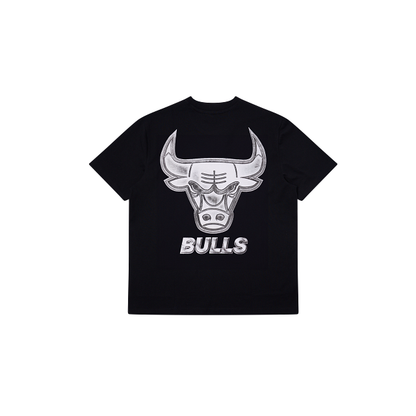 NEA-T13 (New era platinum chicago bulls tee black) 32694000