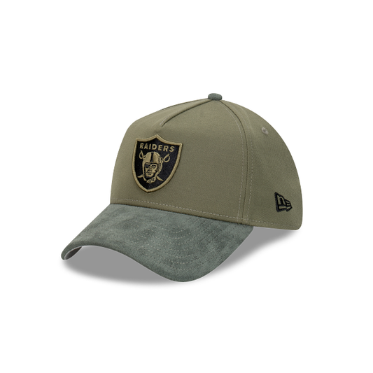 NEC-X61 (New era 3930 A frame flexfit olive premium las vegas raiders hat) 32593070