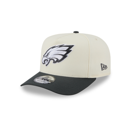 NEC-H73 (New era 950 A frame steel clouds 2 tone philadelphia eagles chrome white/black snapback grey UV osfm) 42693289