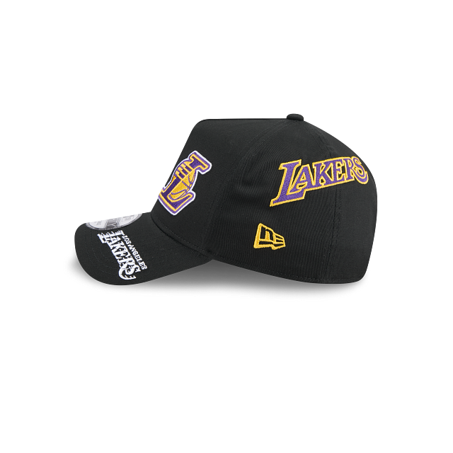 NEC-X72 (New era 940 A frame NBA all over print los angeles lakers black snapback osfm) 32692670
