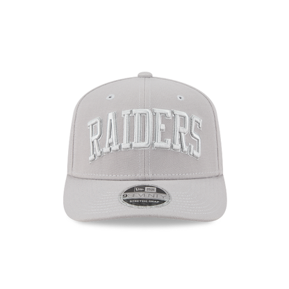 NEC-K73 (New era 970 tonal grey script logo las vegas raiders snapback grey UV osfm) 42692850