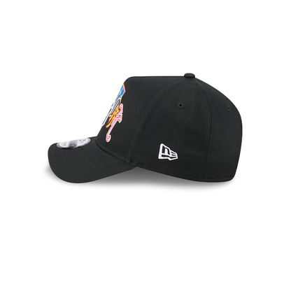NEC-E73 (New era 940 A frame lifestyle trend pop multi letter new york yankees snapback black/grey UV osfm) 42692890
