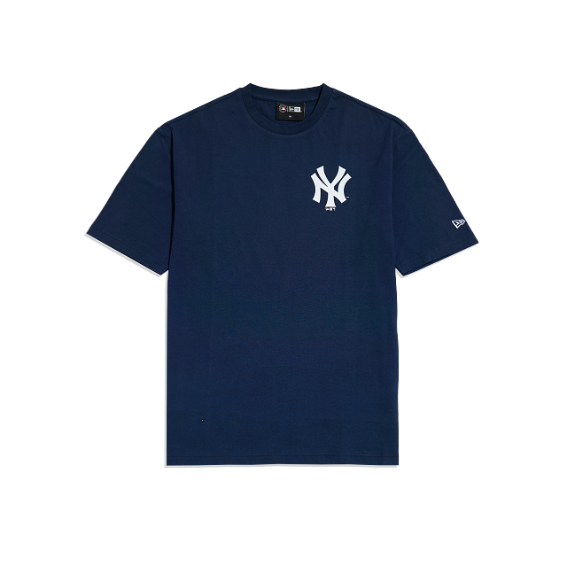 NEA-G11 (New era oversized vintage short sleeve new york yankees t-shirt night shift navy) 32593750