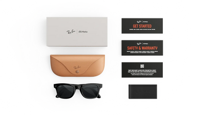 RB-N1 (Ray-ban meta gen 3 wayfarer shiny black frame/clear-grey transition lenses) 1026965105
