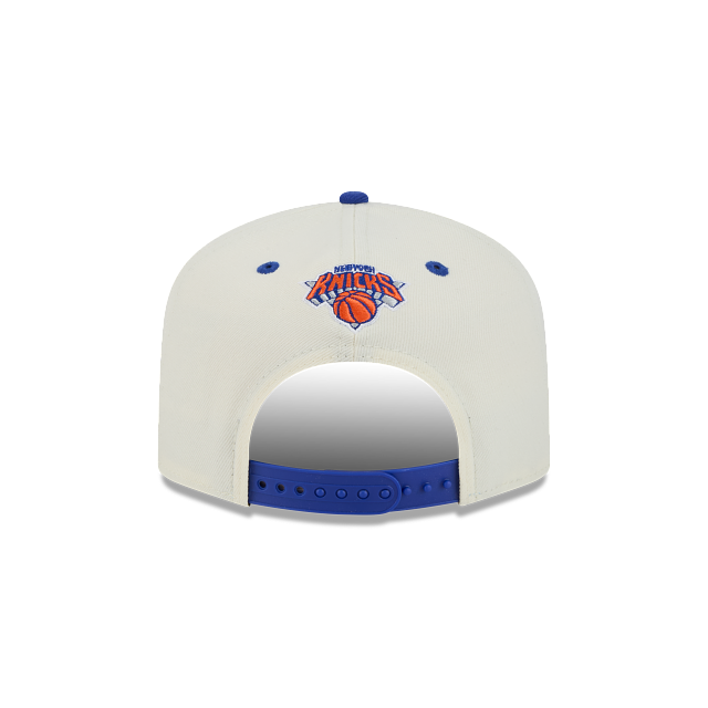 NEC-K65 (New era 950 A frame chrome 2tone script new york knicks snapback chrome white osfm) 52594000
