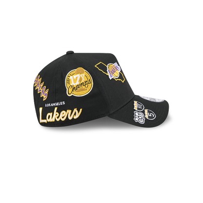 NEC-X72 (New era 940 A frame NBA all over print los angeles lakers black snapback osfm) 32692670