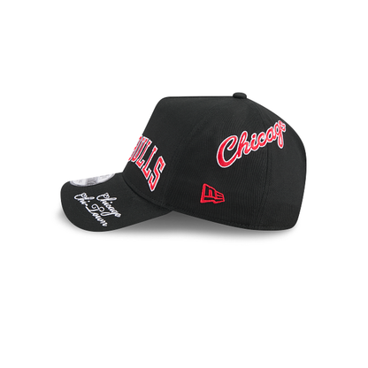 NEC-W72 (New era 940 A frame NBA all over print chicago bulls black snapback osfm) 32692670