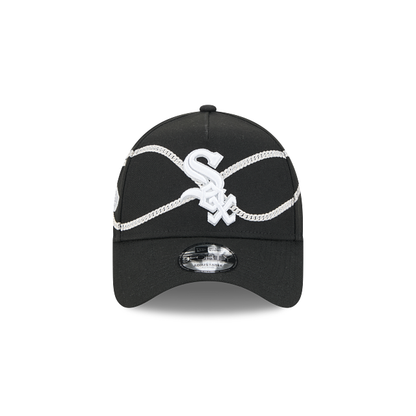 NEC-R66 (New era 940 A frame chain wrap chicago white sox snapback in original team colours/UV grey osfm) 82594335