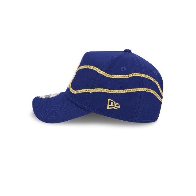 NEC-T66 (New era 940 A frame chain wrap los angeles dodgers snapback in original team colours/UV grey osfm) 82594335