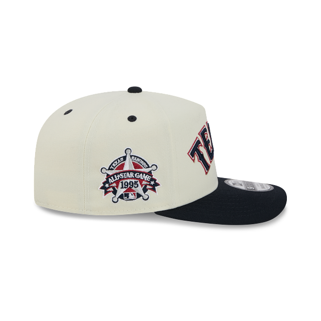 NEC-Q66 (New era 950 A frame mlb wordmark pin texas rangers chrome white/UV grey snapback osfm) 82594250