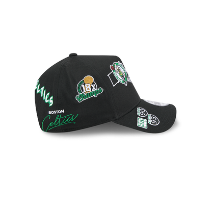 NEC-Y72 (New era 940 A frame NBA all over print boston celtics black snapback osfm) 32692670
