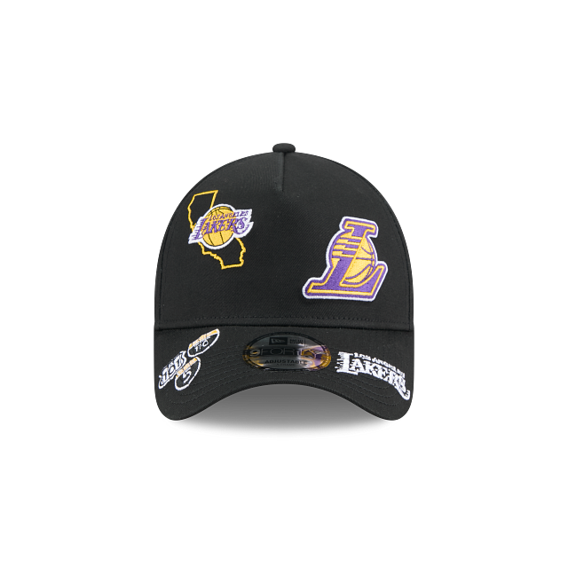 NEC-X72 (New era 940 A frame NBA all over print los angeles lakers black snapback osfm) 32692670