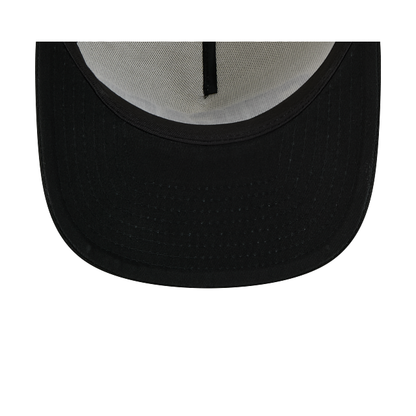 NEC-F65 (New era 950 A frame chrome 2tone script chicago bulls snapback chrome white osfm) 52594000