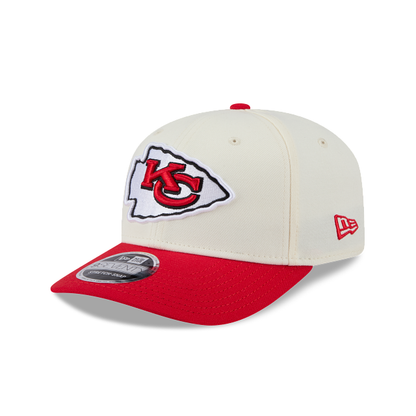 NEC-U64 (New era 2 tone chrome kansas city chiefs snapback chrome white/official team colours/gery UV osfm) 52593050