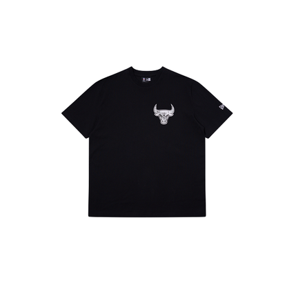 NEA-T13 (New era platinum chicago bulls tee black) 32694000