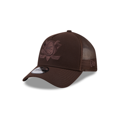 NEC-S70 (New era 940 A frame burnt wood anaheim ducks trucker snapback brown osfm) 122592450