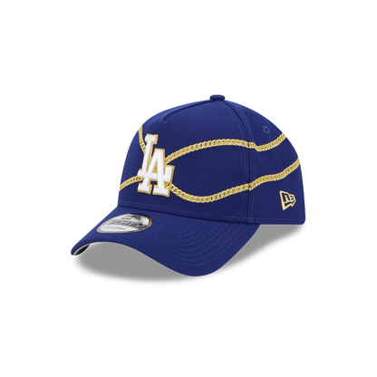 NEC-T66 (New era 940 A frame chain wrap los angeles dodgers snapback in original team colours/UV grey osfm) 82594335