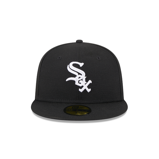 NEC-G61 (New era 5950 authentic collection chicago white sox fitted hat black) 122493750