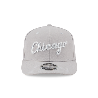 NEC-J73 (New era 970 tonal grey script logo chicago bulls snapback grey UV osfm) 42692850