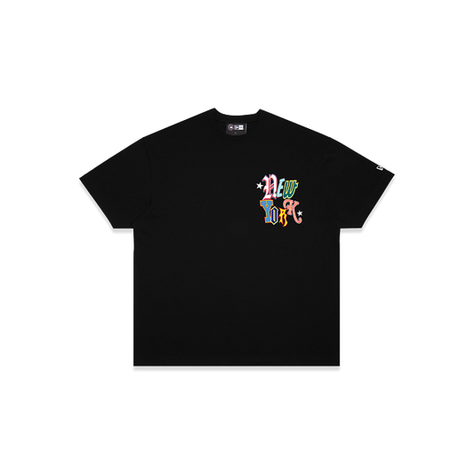 NEA-X13 (New era multi letter new york yankees short sleeve t-shirt black) 42694500